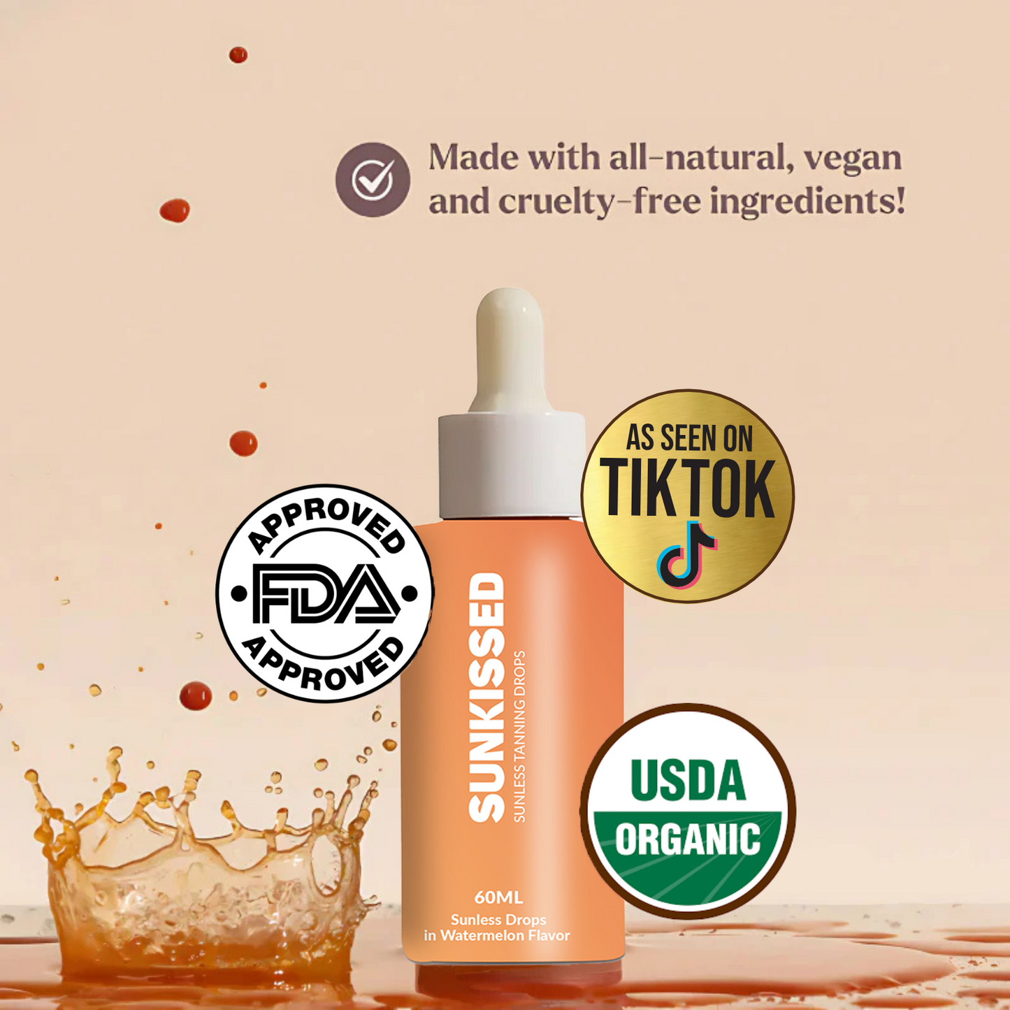 SunKissed - Sunless Tanning Drops