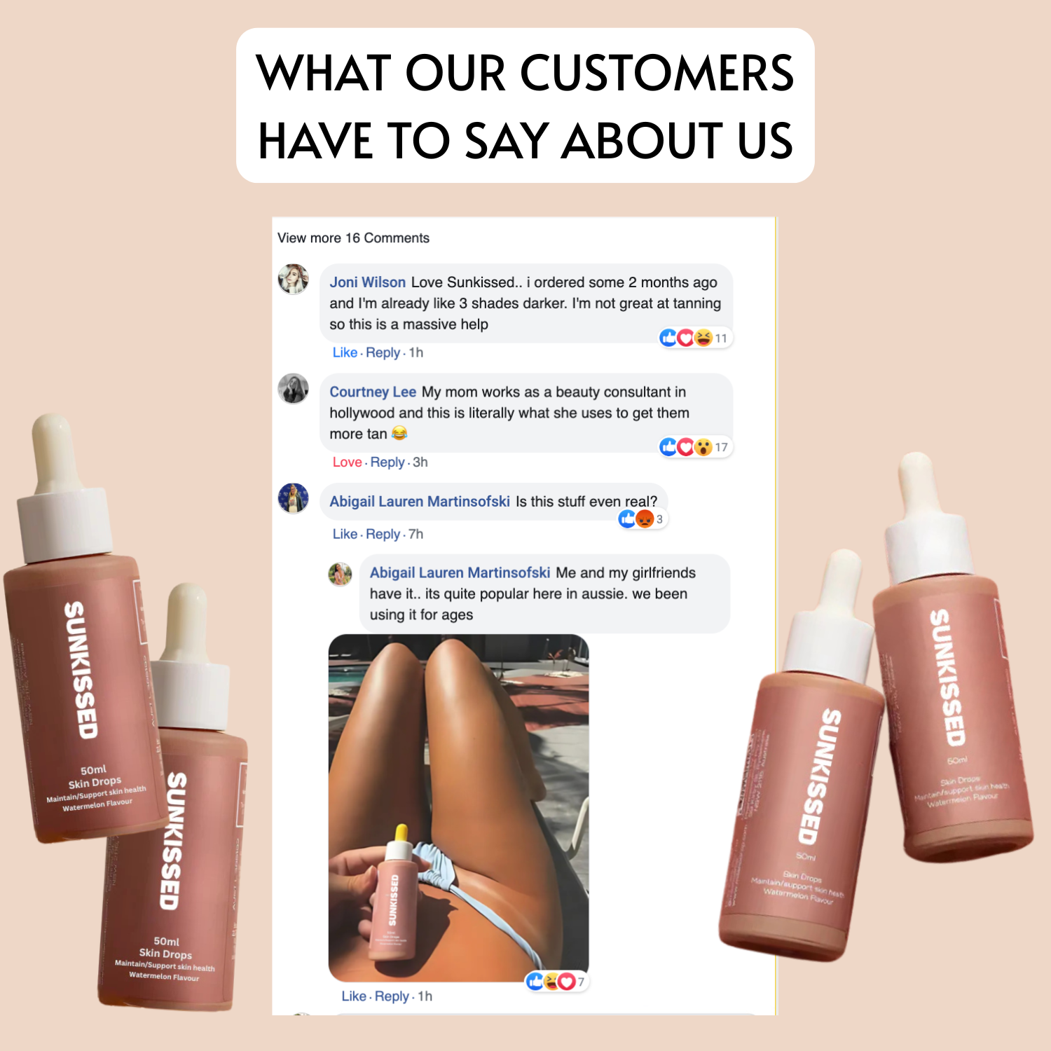 SunKissed Sunless Tanning Drops | Exclusive Spring Offer