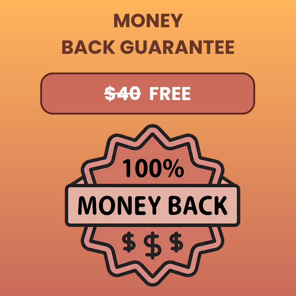 100% Money Back Guarantee